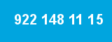 922 148 11 15 922 148 11 15